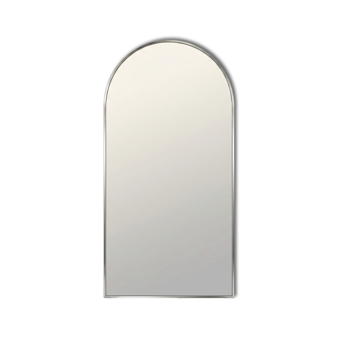 Miroir LED Arcade – Cadre Chrome (120x60 cm) J538 | INOVA