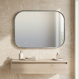 Miroir LED Rectangulaire à Bords Arrondis (80x60 cm) J536 | INOVA