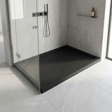 Receveur de douche Noir 120/80 cm