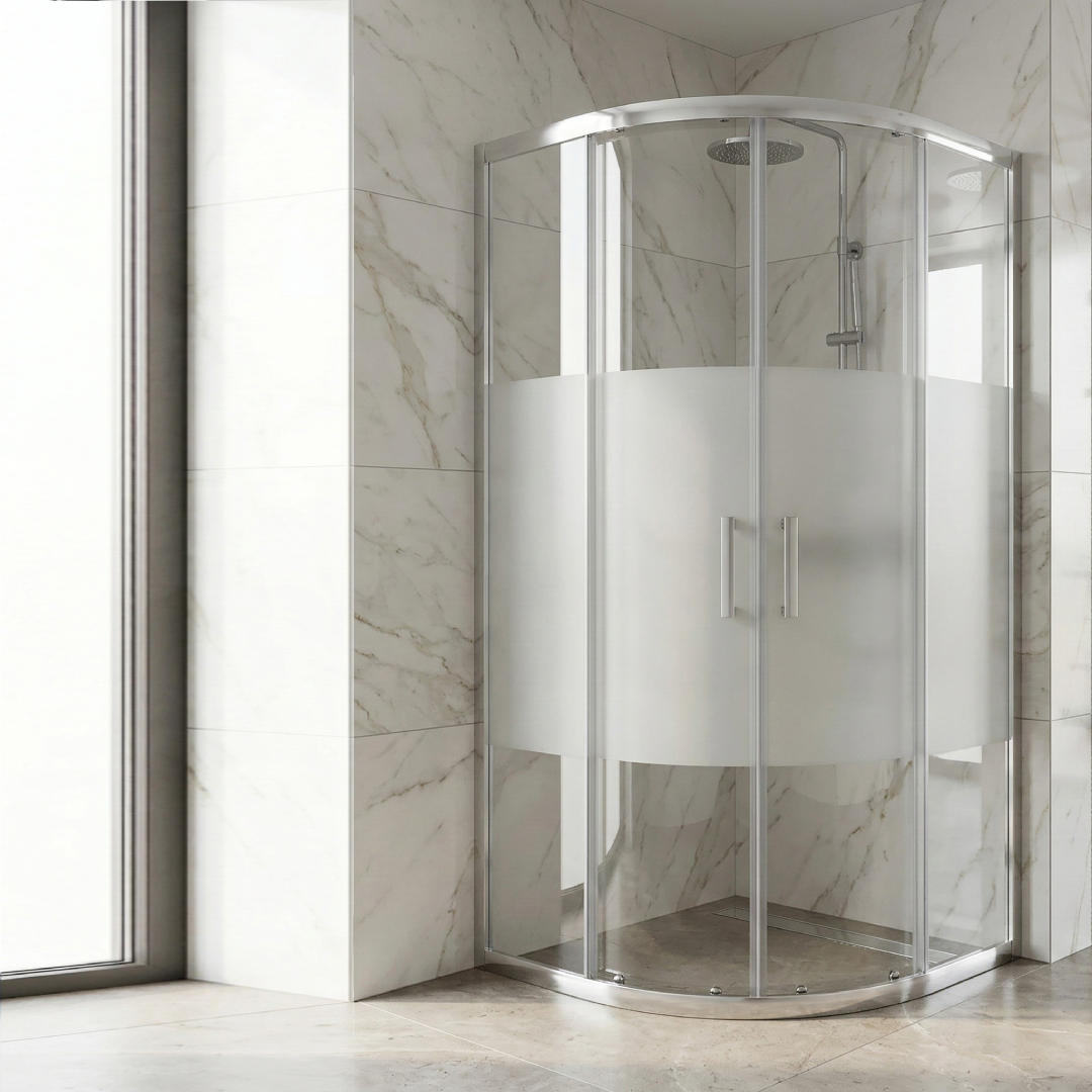 Cabine de Douche Quart de Cercle 90x90 cm - Time Design