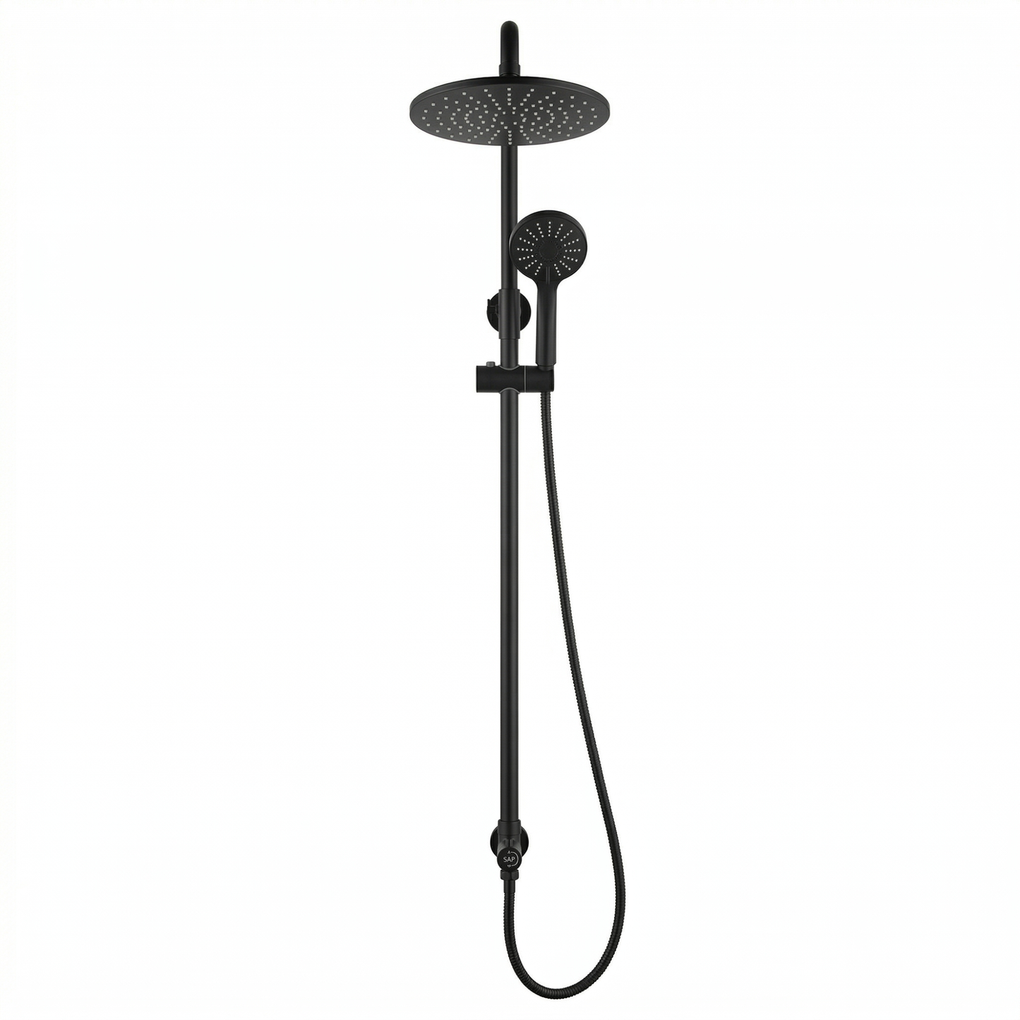 Colonne de Douche SAP Noir Mat + Inverseur - Time Design