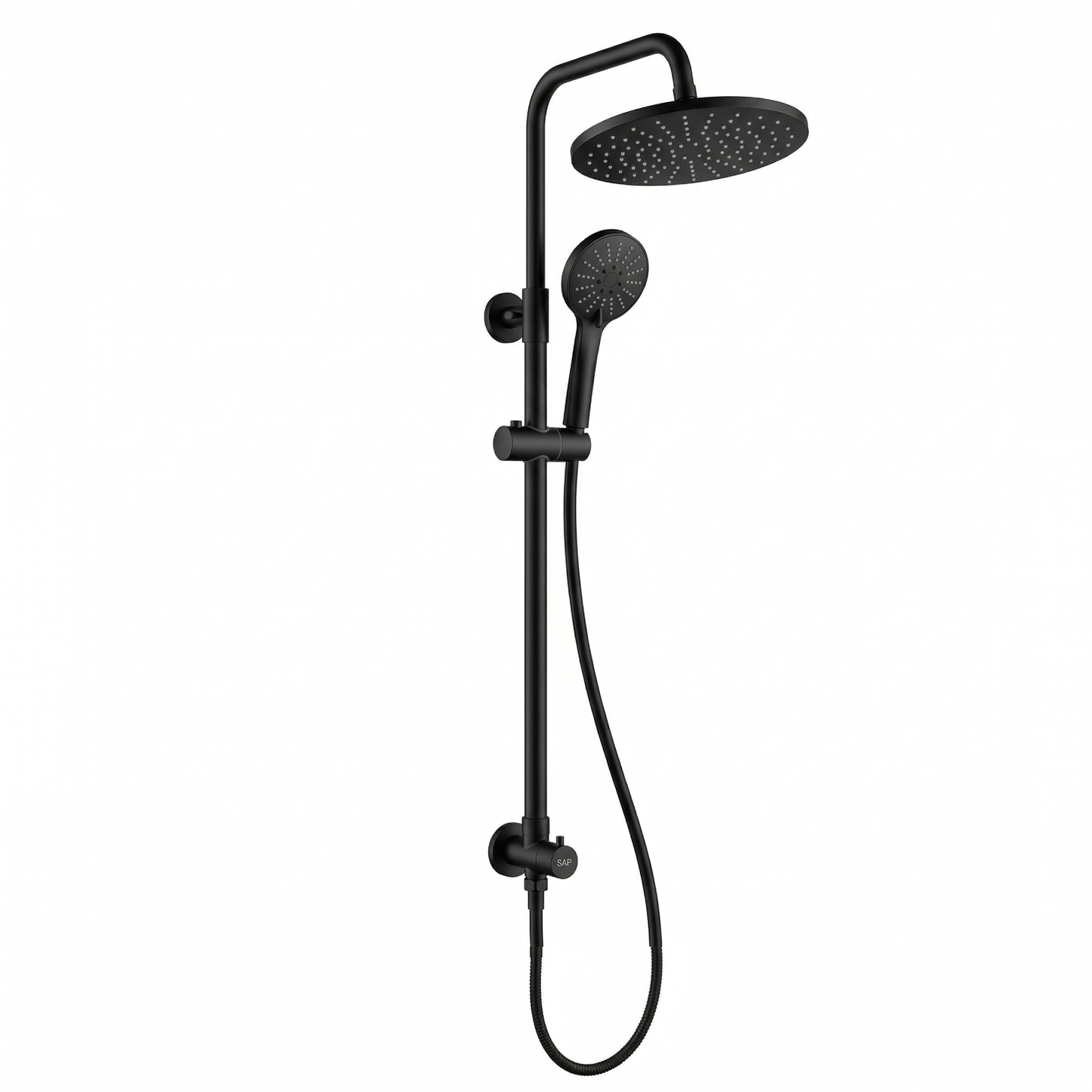 Colonne de Douche SAP Noir Mat + Inverseur - Time Design