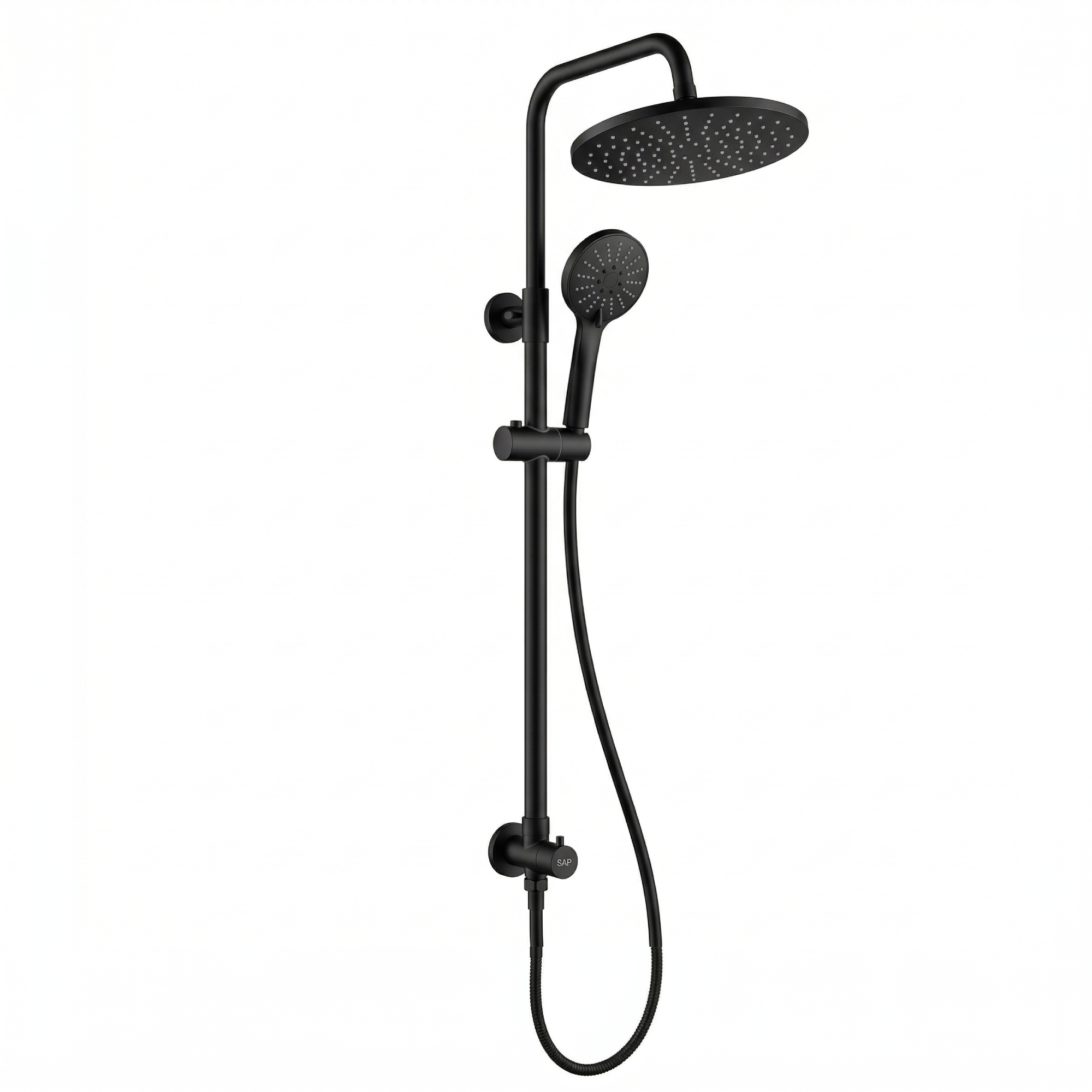 Colonne de Douche SAP Noir Mat + Inverseur - Time Design