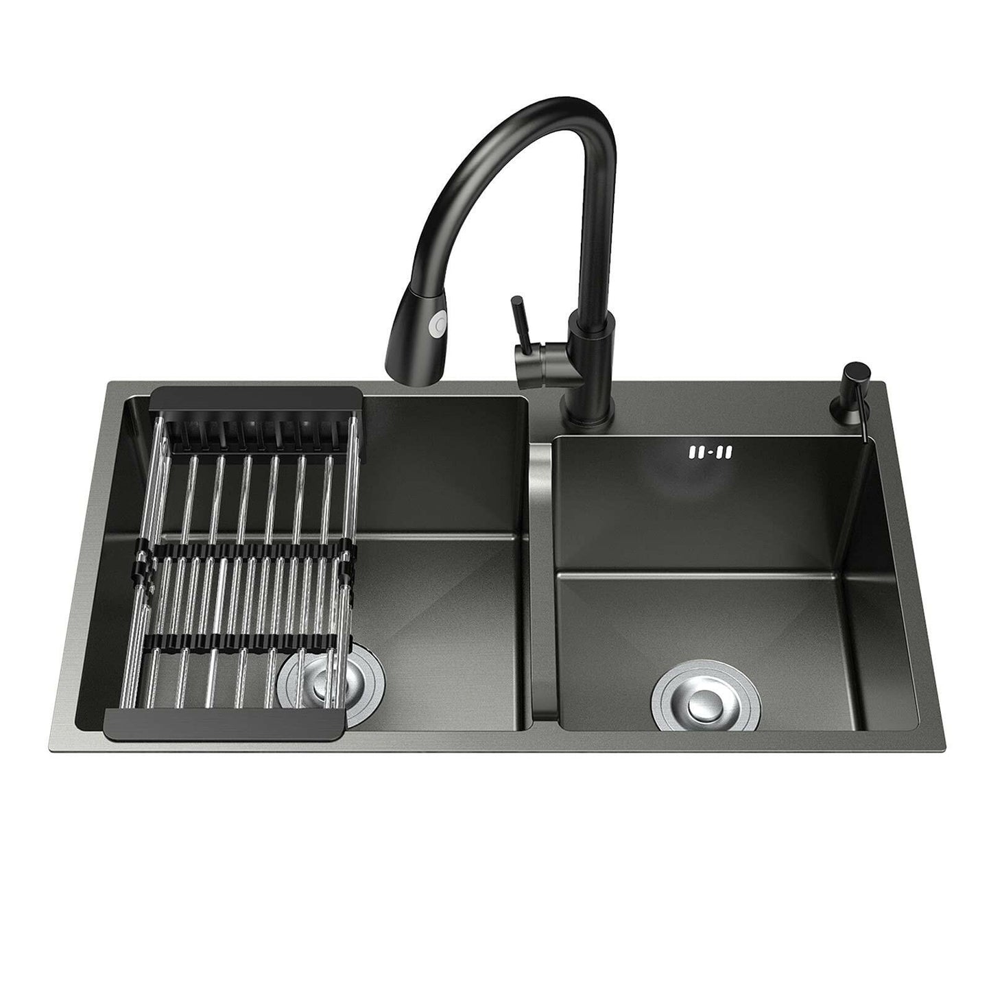 Evier Inox 2 bac - Time Design