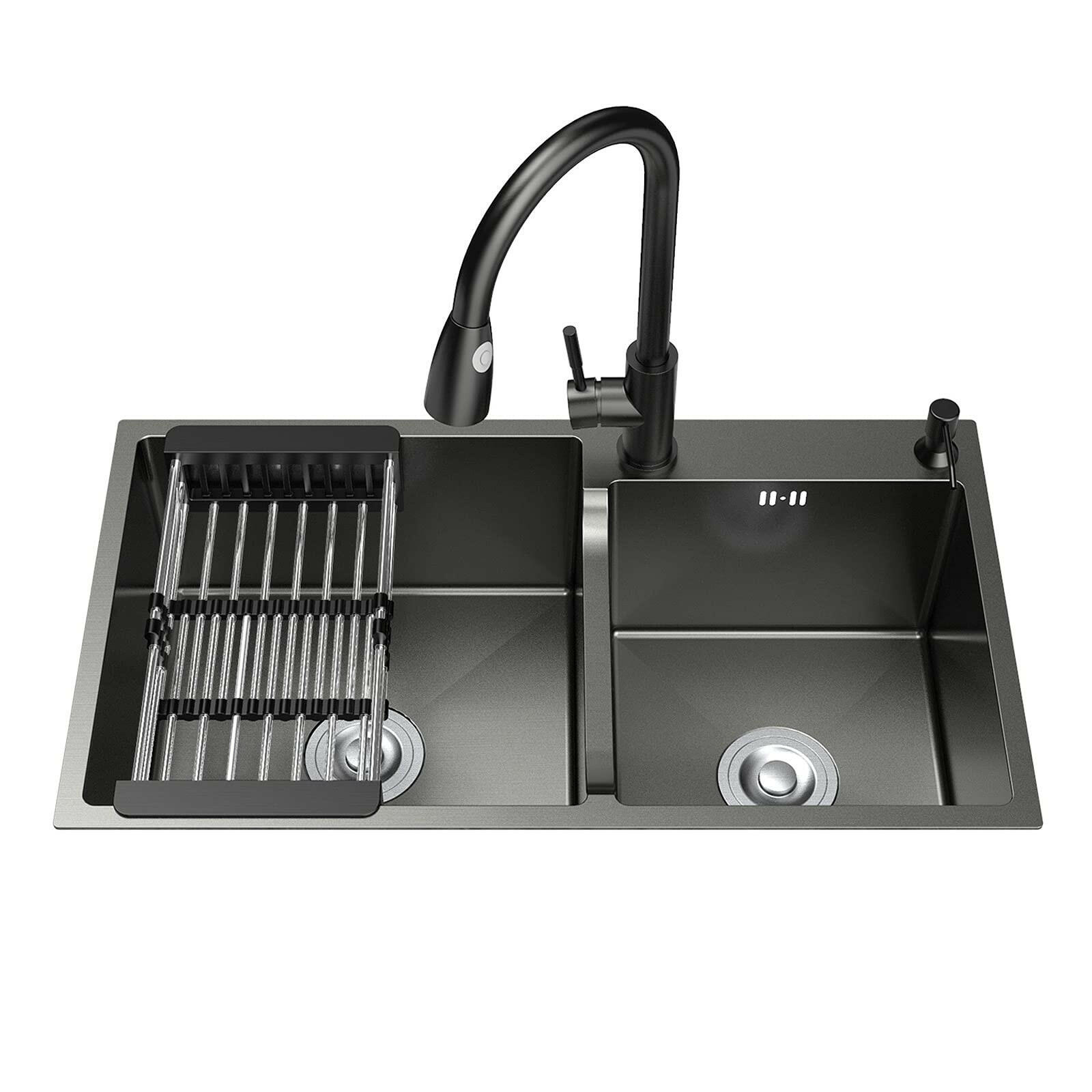 Evier Inox 2 bac - Time Design