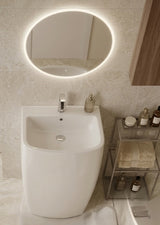 Lavabo Stand Carre Curvette INOVA B143