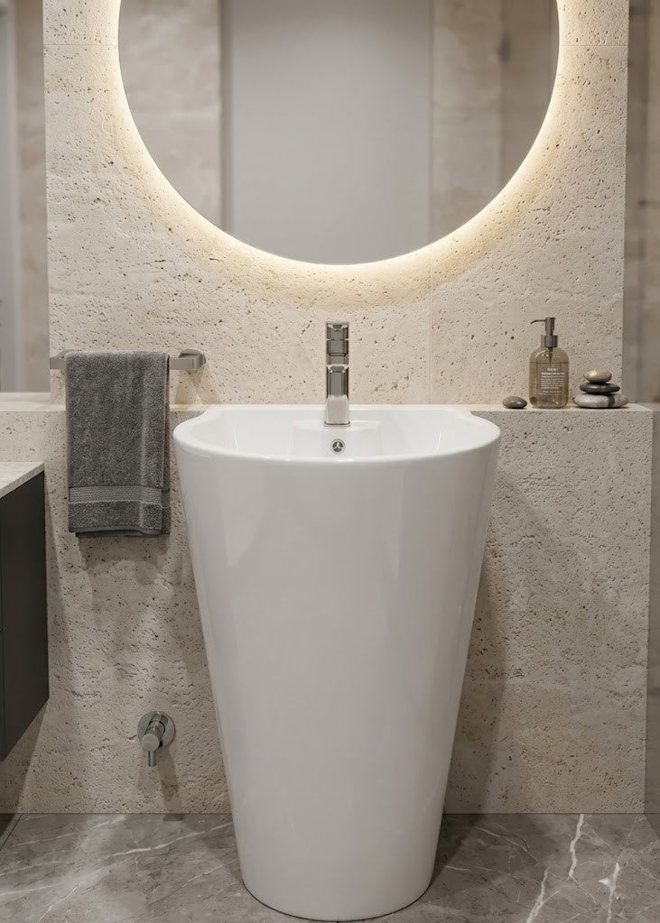 Lavabo Stand Demi-Rond INOVA B192