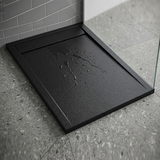 Receveur de douche Noir 120/80 cm