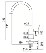 Mitigeur Joga - Time Design
