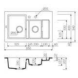 Evier Marmorin Combo - Time Design