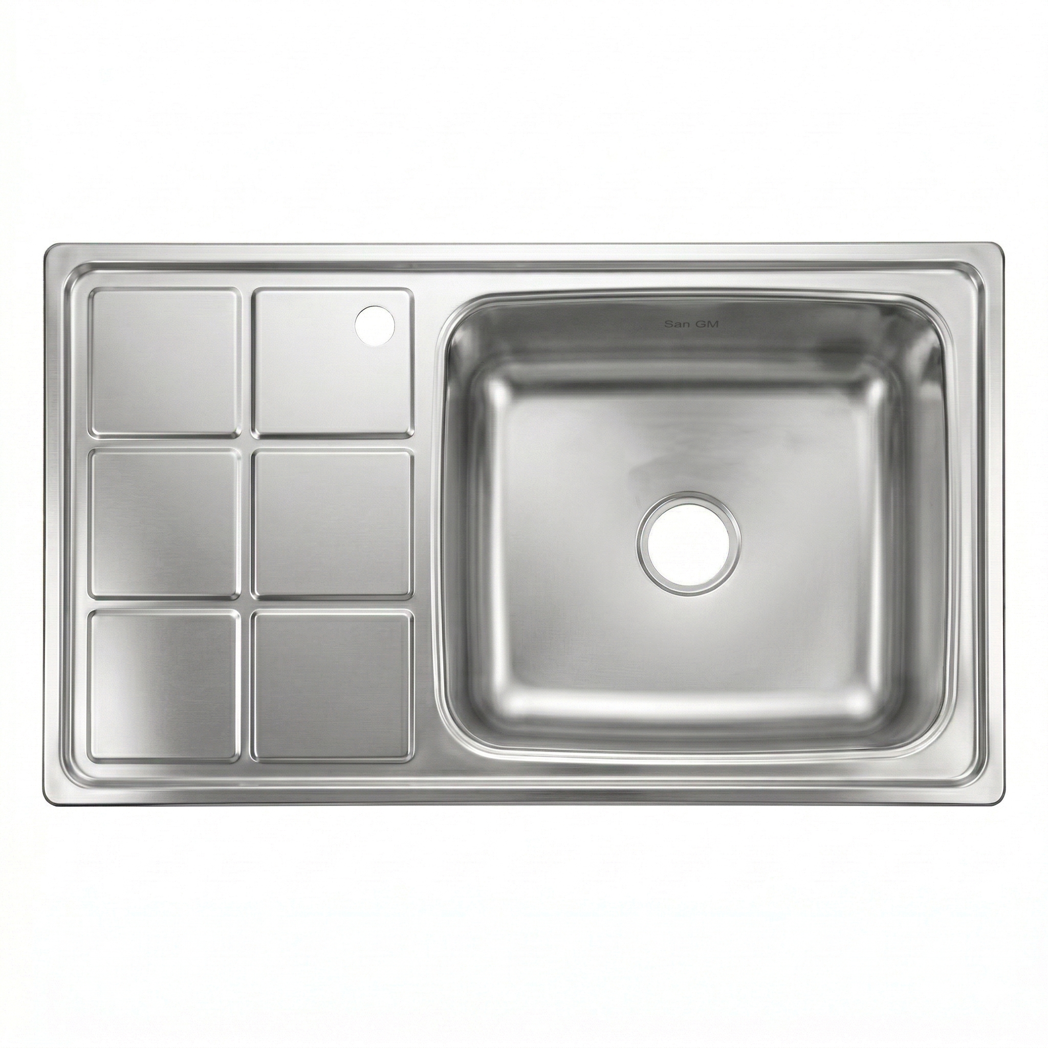 Évier de Cuisine Inox San GM 91.5x50 cm - Time Design
