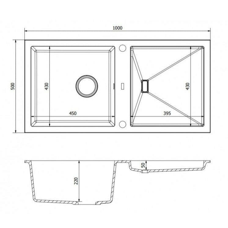 Évier Axis Slide 200 - Time Design