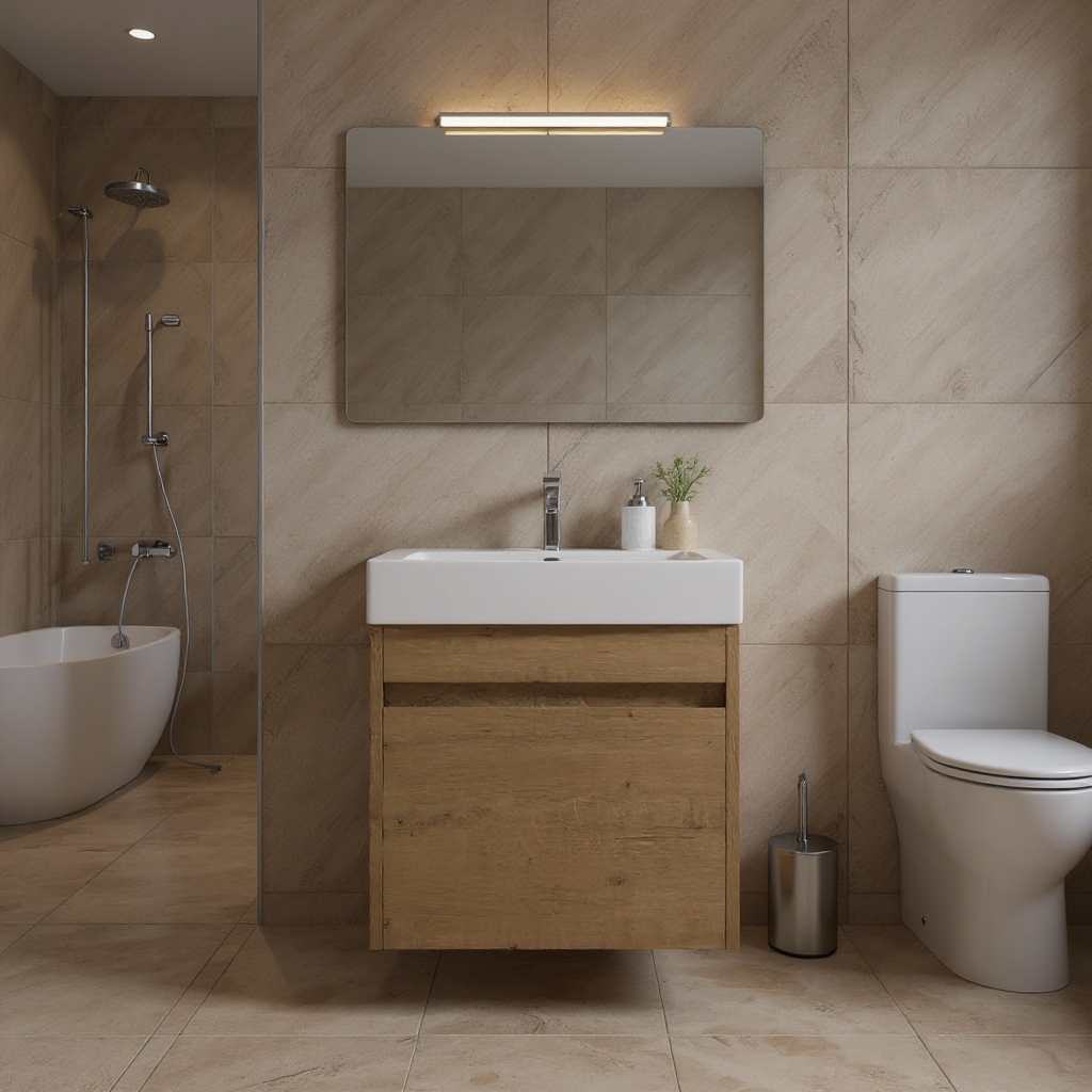 Meuble de salle de bain SQUARE 50 cm