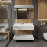 Pack Meuble Gres Calacata Gold 80CM - Time Design
