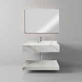 Pack Meuble Gres Calacata Gold 80CM - Time Design