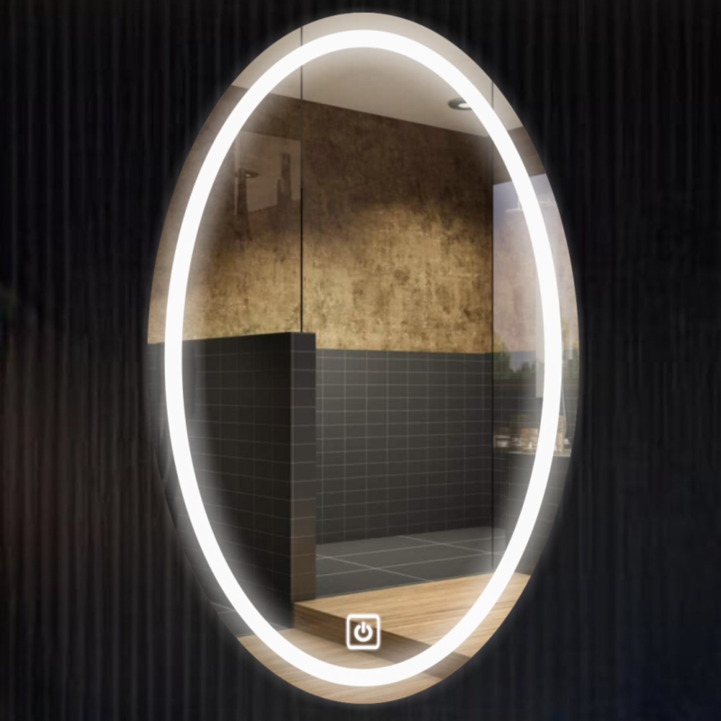 Miroir LED Oval - Time Design