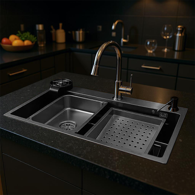 Évier Inox Multifonctions Brava