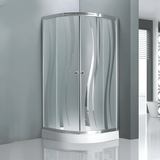 Cabine de Douche Demi-Ronde Vagues
