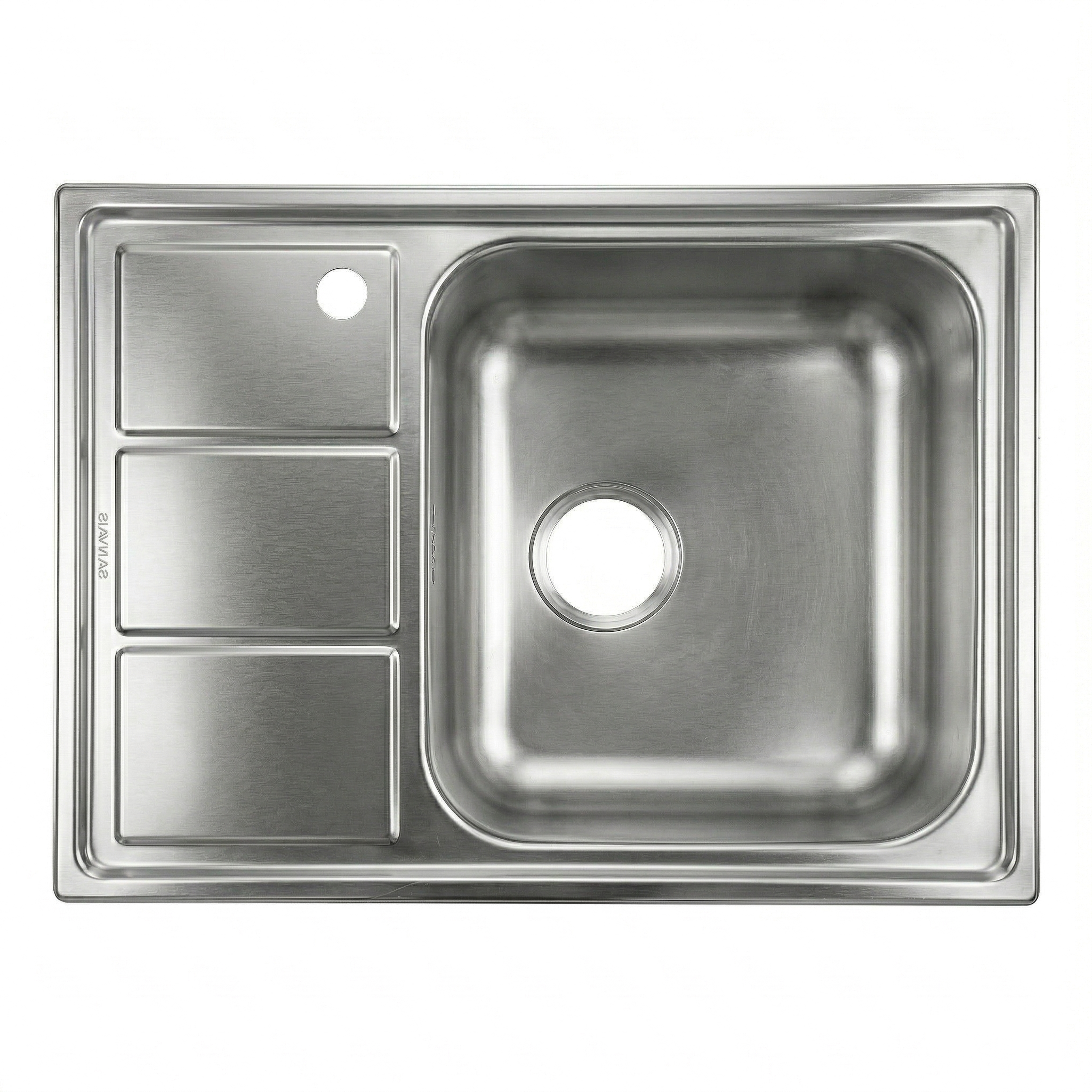 Évier de Cuisine Inox San GM – 61.5 x 50 cm - Time Design