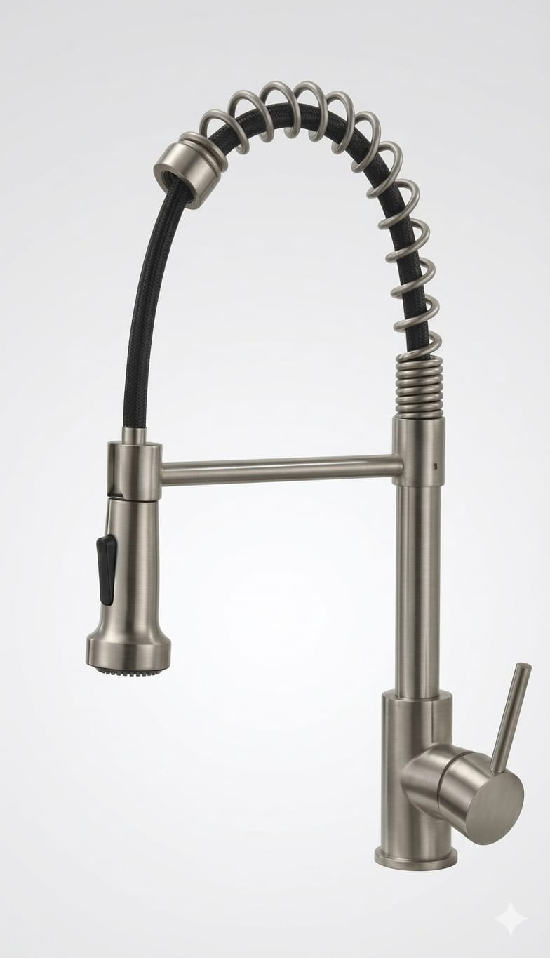 Mitigeur Cuisine Single Brava Douchette rétractable - Time Design