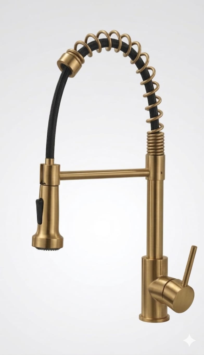 Mitigeur Cuisine Single Brava Douchette rétractable - Time Design