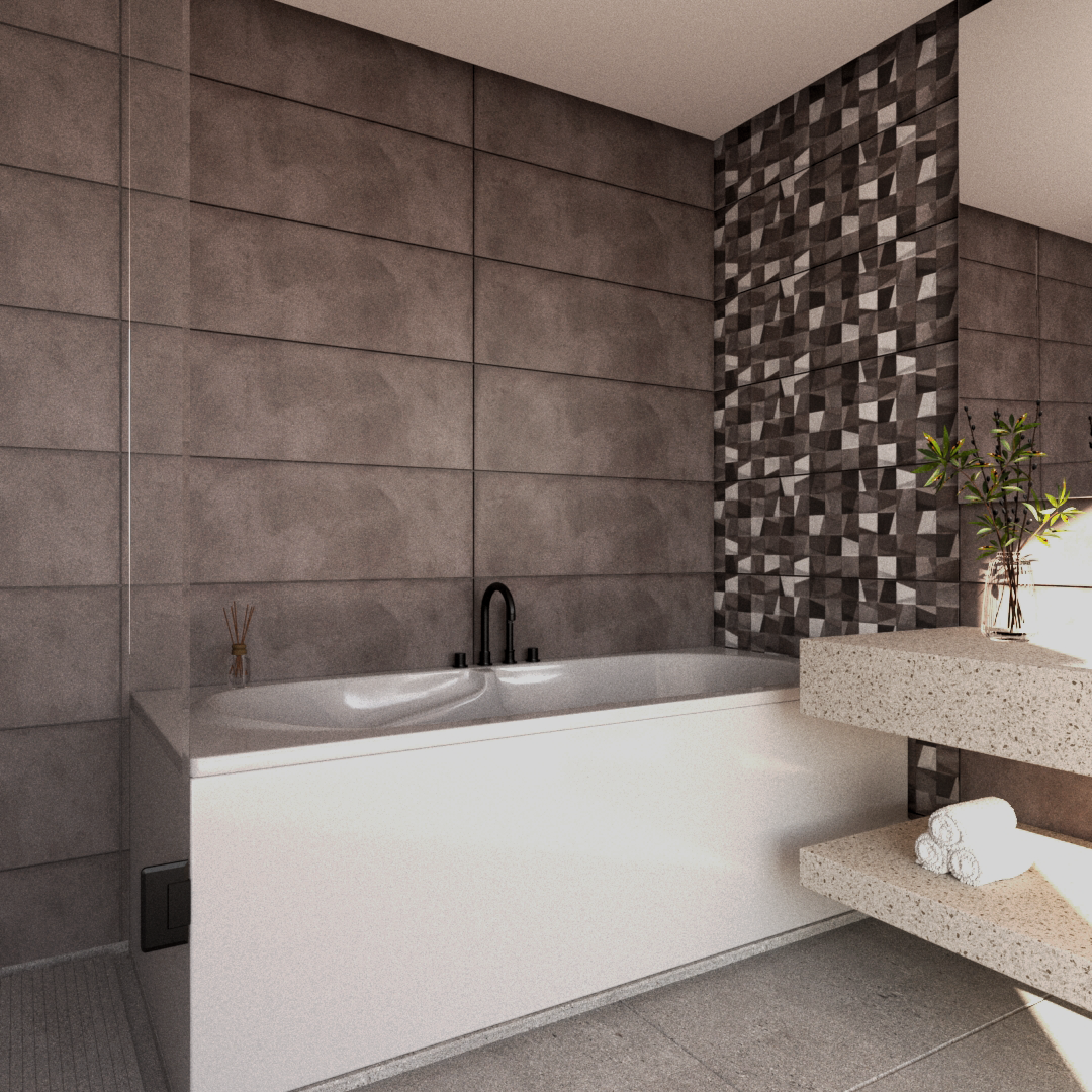 FAIENCE LATINA JEWEL DECOR  / FAIENCE FLICKER UNI GRIS - Time Design