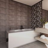 FAIENCE LATINA JEWEL DECOR  / FAIENCE FLICKER UNI GRIS - Time Design