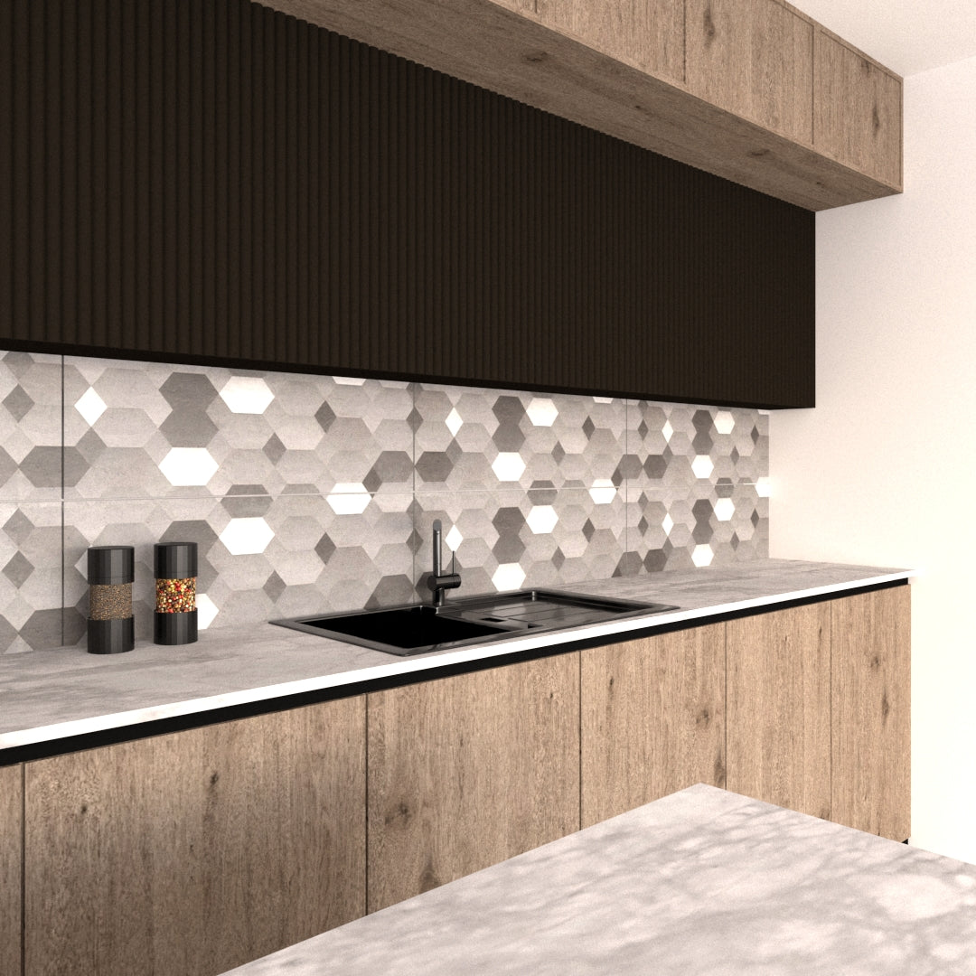 FAIENCE Divine walnut glory 30/90cm - Time Design